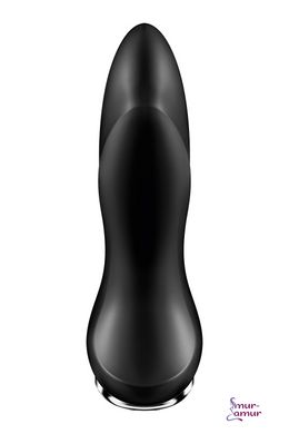 Анальна смарт вібропробка із перлинним масажем Satisfyer Rotator Plug 1+ Black фото і опис