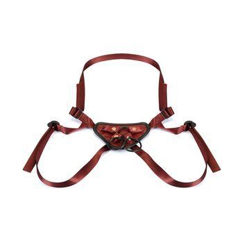 Трусики для страпона Liebe Seele Wine Red Strap-on Harness фото и описание
