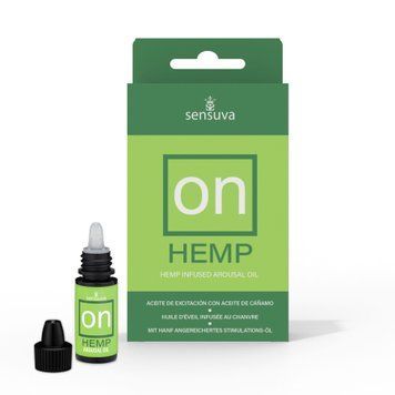 Збуджувальні краплі для клітора Sensuva &ndash; ON for Her Hemp Infused Arousal Oil (5 мл) з олією конопель фото і опис
