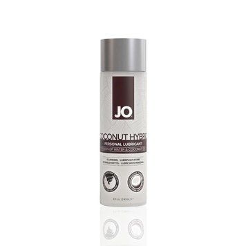 Змазка-крем з кокосовою олією JO Coconut Hybrid ORIGINAL (240 мл) біла фото і опис