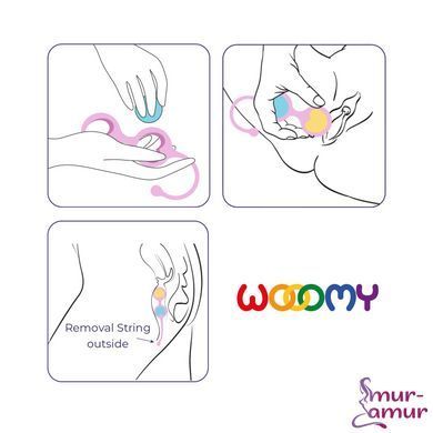 Вагинальные шарики Wooomy Love Pearls