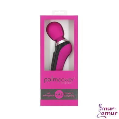 Потужний вібромасажер PalmPower Extreme - Pink, 7 режимів, гнучка головка, перезаряджуваний
