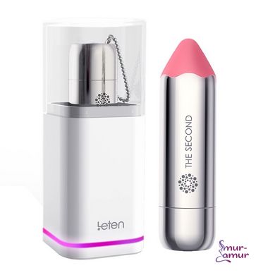 Вибропуля Leten The Second scented powder с индукционной зарядкой, водонепроницаемая, очень мощная фото и описание