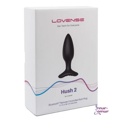 Анальная смарт вибропробка Lovense Hush 2, размер S фото и описание