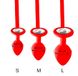 Мужские трусы XS-2XL с силиконовой анальной пробкой Art of Sex - Joni plug panties size S Red фото