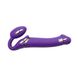 Безремневой страпон с вибрацией Strap-On-Me Vibrating Violet XL, диам. 4,5см, пульт ДУ, регулируемый фото