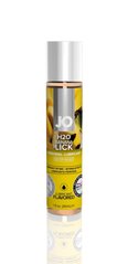 Смазка на водной основе System JO H2O - Banana Lick (30 мл) без сахара, растительный глицерин фото и описание