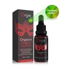 Збуджуючі краплі для клітора Orgie Orgasm Drops Kissable (30 мл) фото і опис