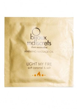 Пробник Bijoux Indiscrets Sachette Light My Fire – Caramel&Sea salt (2 мл) фото и описание