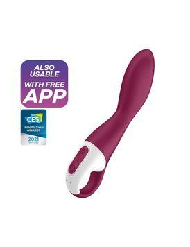 Смарт вібратор точки G Satisfyer Heated Thrill з функцією підігріву фото і опис