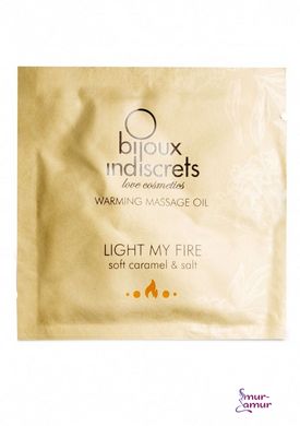 Пробник Bijoux Indiscrets Sachette Light My Fire – Caramel&Sea salt (2 мл) фото и описание