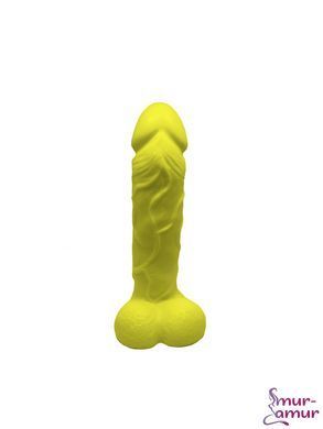 Мило у формі пеніса Чистий Кайф Yellow size L, крафтове мило-член, натуральне