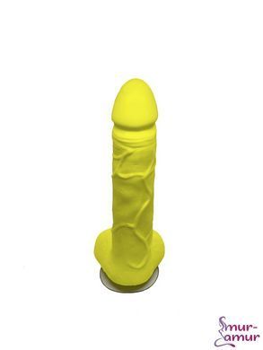 Мило у формі пеніса Чистий Кайф Yellow size L, крафтове мило-член, натуральне