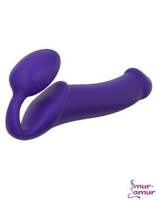 Безремневой страпон Strap-On-Me Violet XL, полностью регулируемый, диаметр 4,5см фото и описание