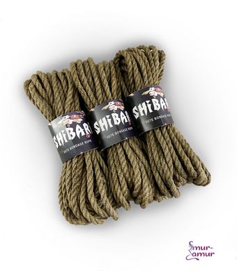 Джутова мотузка для шібарі Feral Feelings Shibari Rope, 8 м сіра фото і опис