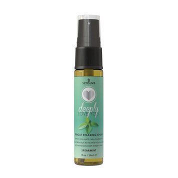 Спрей для мінету Sensuva Deeply Love You Spearmint (29 мл), для глибокого мінету фото і опис