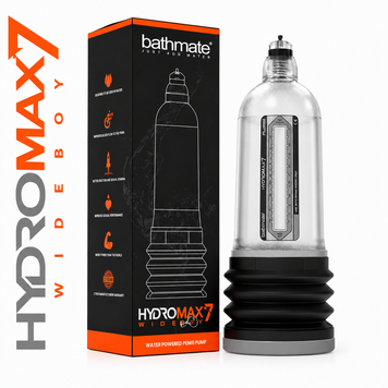 Гідропомпа Bathmate Hydromax 7 WideBoyClear, для члена довжиною від 12,5 до 18 см, діаметр до 5,5 см