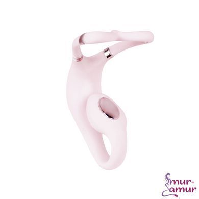 Смарт-вібратор для пар Adrien Lastic Venus + APP, подвійний, можна носити під одягом, 10 режимів
