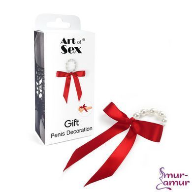 Украшение на пенис с жемчугом &laquo;Подарок&raquo; Art of Sex - Gift фото и описание