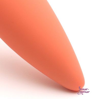 Анальная вибропробка Kistoy Orville Orange, диаметр 30мм фото и описание