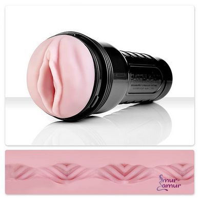 Мастурбатор вагина Fleshlight Pink Lady Vortex, ніжний реалістичний рельєф фото і опис