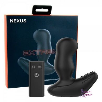 Массажер простаты Nexus Revo Extreme с вращающейся головкой и пультом ДУ, макс диаметр 5,4см фото и описание