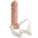 Фаллопротез Doc Johnson Strappy Penis-Hard On Cock 7 inch, внеш. диам. 4,7см, внутр. диам. 3,9см фото