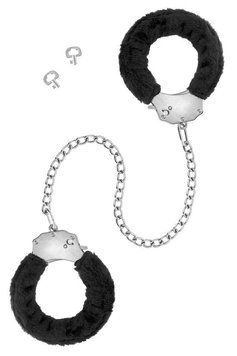 Поножи Fetish Tentation Adjustable metal and fur ankle cuffs фото и описание