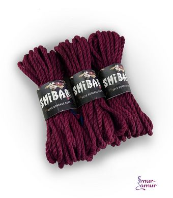 Джутова мотузка для шібарі Feral Feelings Shibari Rope, 8 м фіолетова фото і опис