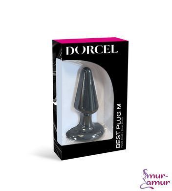 Анальна пробка Dorcel Best Plug M м'який soft-touch силікон, макс. діаметр 4,1см