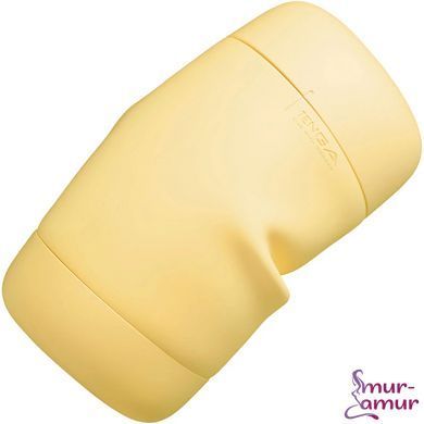 Мастурбатор TENGA PUFFY Custard Yellow, ультрам&rsquo;який матеріал, багаторазовий, наскрізний фото і опис