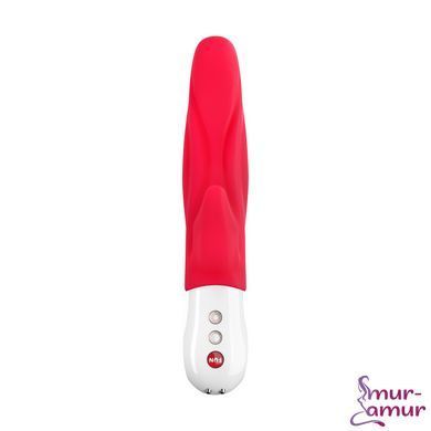 Вибратор-кролик для точки А Fun Factory LADY BI india red, 2 мотора, 12 режимов фото и описание