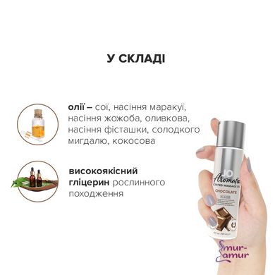 Натуральное массажное масло System JO Aromatix — Massage Oil — Chocolate 120 мл фото и описание