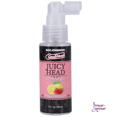 Увлажняющий оральный спрей Doc Johnson GoodHead – Juicy Head – Dry Mouth Spray – Pink Lemonade 2 fl. oz. фото и описание