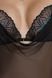 Сорочка Passion DELIENA CHEMISE L/XL black, стринги с заниженной талией фото