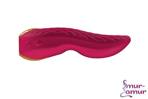Вібратор для клітора Shunga Aiko Raspberry, гнучкі кінчики