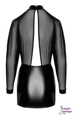 Сукня Noir Handmade F348 Powerwetlook and tulle dress - 5XL фото і опис