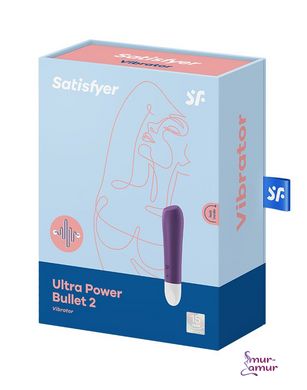 Віброкуля на акумуляторі Satisfyer Ultra Power Bullet 2 Violet фото і опис