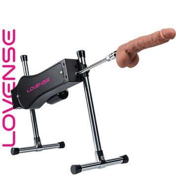 Смарт секс-машина Lovense Sex Machine, два штоки та фалоімітатори, можна для вебкаму