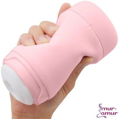 Мастурбатор TENGA PUFFY Strawberry Pink , ультрамягкий материал, многоразовый, сквозной фото и описание