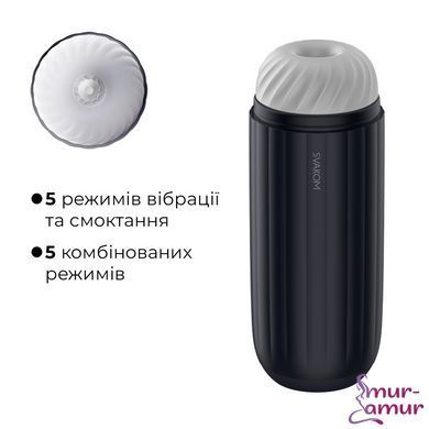Интерактивный смарт-мастурбатор с вибрацией и посасыванием Svakom Sam Neo 2 Pro, подогрев до 38 &deg;C