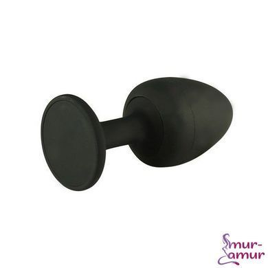 Анальна пробка Dorcel Geisha Plug з кулькою всередині, створює вібрації, макс. діаметр 3,2см