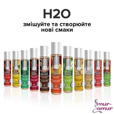 Смазка на водной основе JO H2O &mdash; Peachy Lips (30 мл) без сахара, растительный глицерин фото и описание