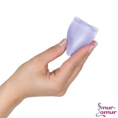 Менструальная чаша Fun Factory FUN CUP SIZE B Purple, многоразовая, диаметр 4,3 см, объем 30 мл
