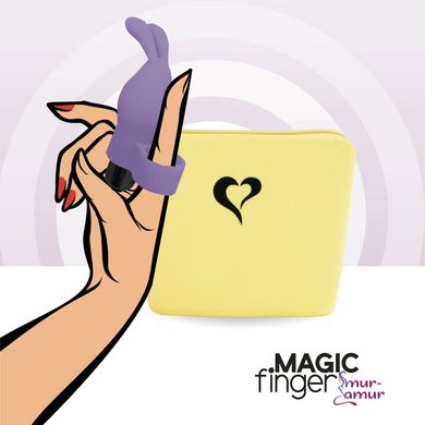 Вібратор на палець FeelzToys Magic Finger Vibrator Purple фото і опис
