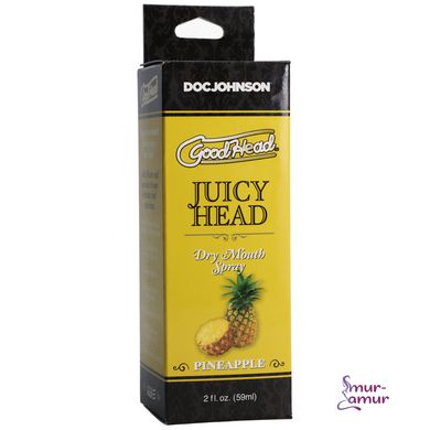 Увлажняющий оральный спрей Doc Johnson GoodHead – Juicy Head – Dry Mouth Spray – Pineapple 2 fl. oz. фото и описание