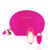 Виброяйцо Rianne S: Pulsy Playball Deep Pink с вибрирующим пультом Д/У, косметичка-чехол фото и описание