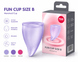 Менструальная чаша Fun Factory FUN CUP SIZE B Purple, многоразовая, диаметр 4,3 см, объем 30 мл