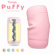 Мастурбатор TENGA PUFFY Strawberry Pink , ультрамягкий материал, многоразовый, сквозной фото