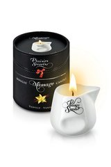 Масажна свічка Plaisirs Secrets Vanilla (80 мл) подарункове паковання, керамічний посуд фото і опис